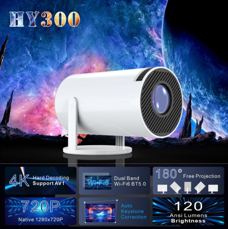 HY300 Smart Mini Projector 📽️✨