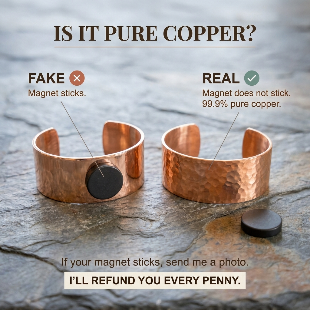 Furrow Copper Ring
