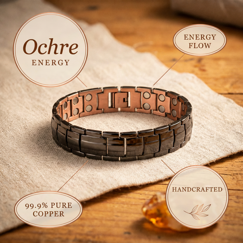 Ochre Men's  Copper Bracelet
